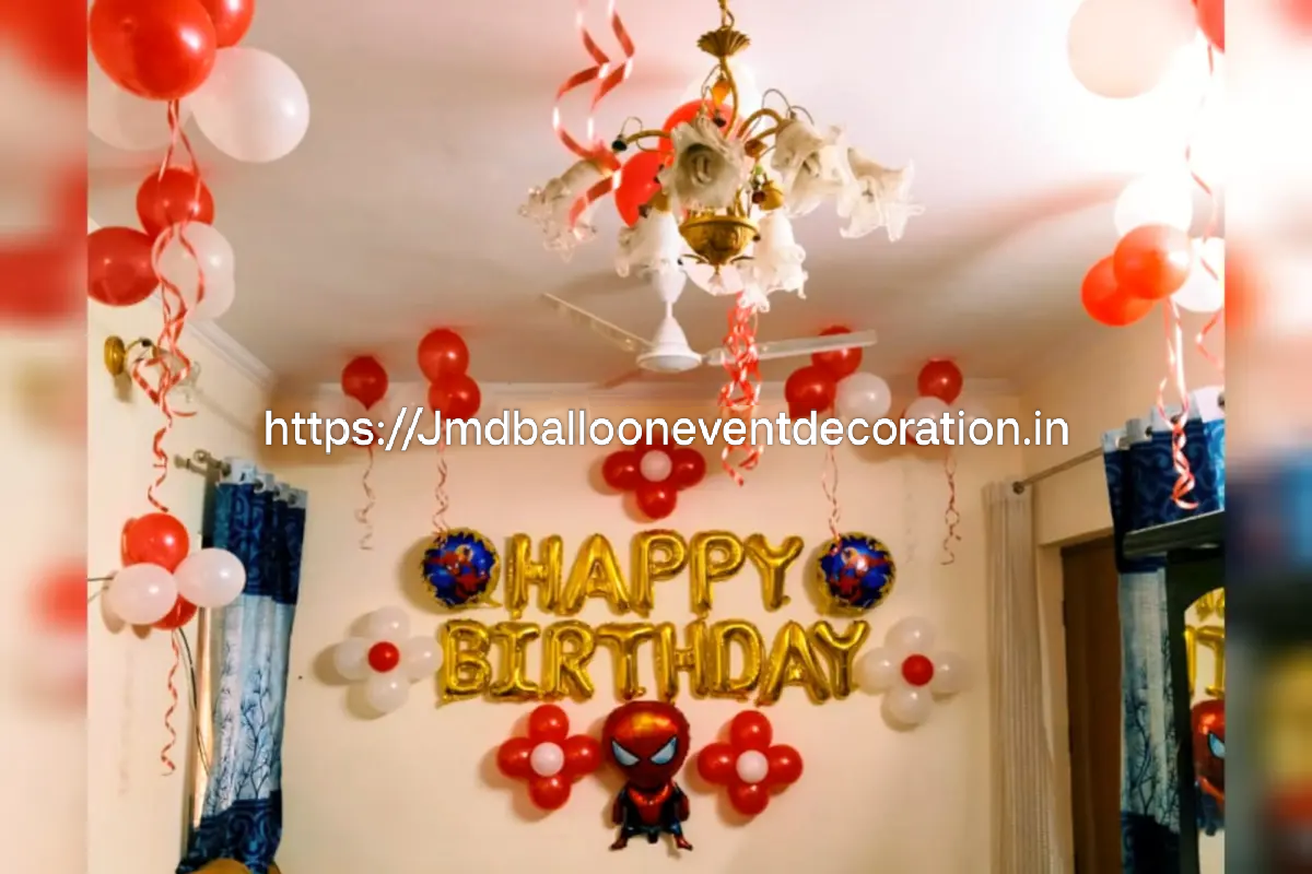 Spiderman Birthday Party Decoration