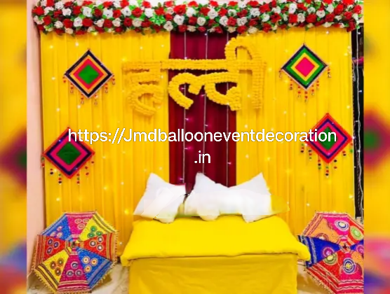 Haldi function decoration